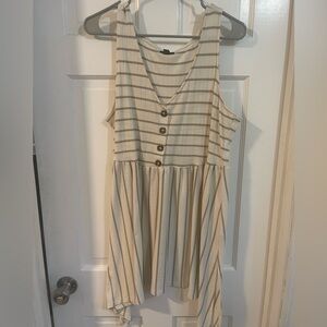 Torrid Plus Size Striped Tank Top